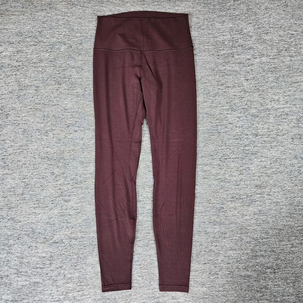 Lululemon Leggings Women's Size 8 Brown Align High Rise Full Length Yoga Pants